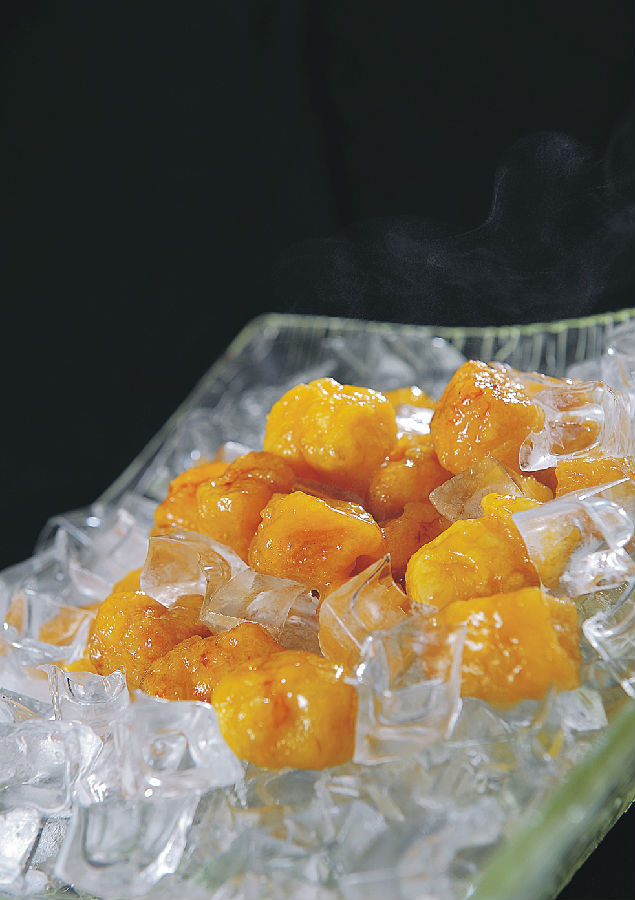 冰镇咕噜肉  38元/例(冰火交融冷热酸甜品人生)